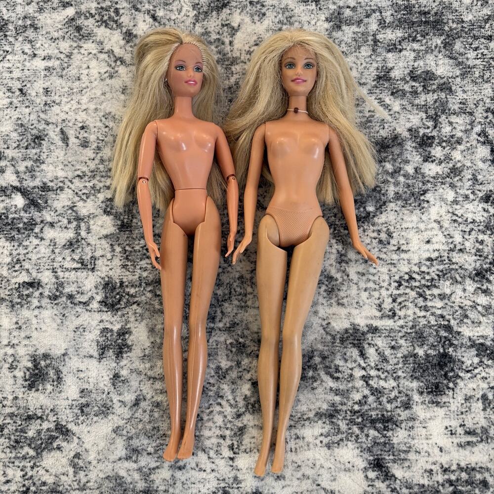 Barbie Doll Lot of 2 Y2K Era Vintage Blonde Mattel Set